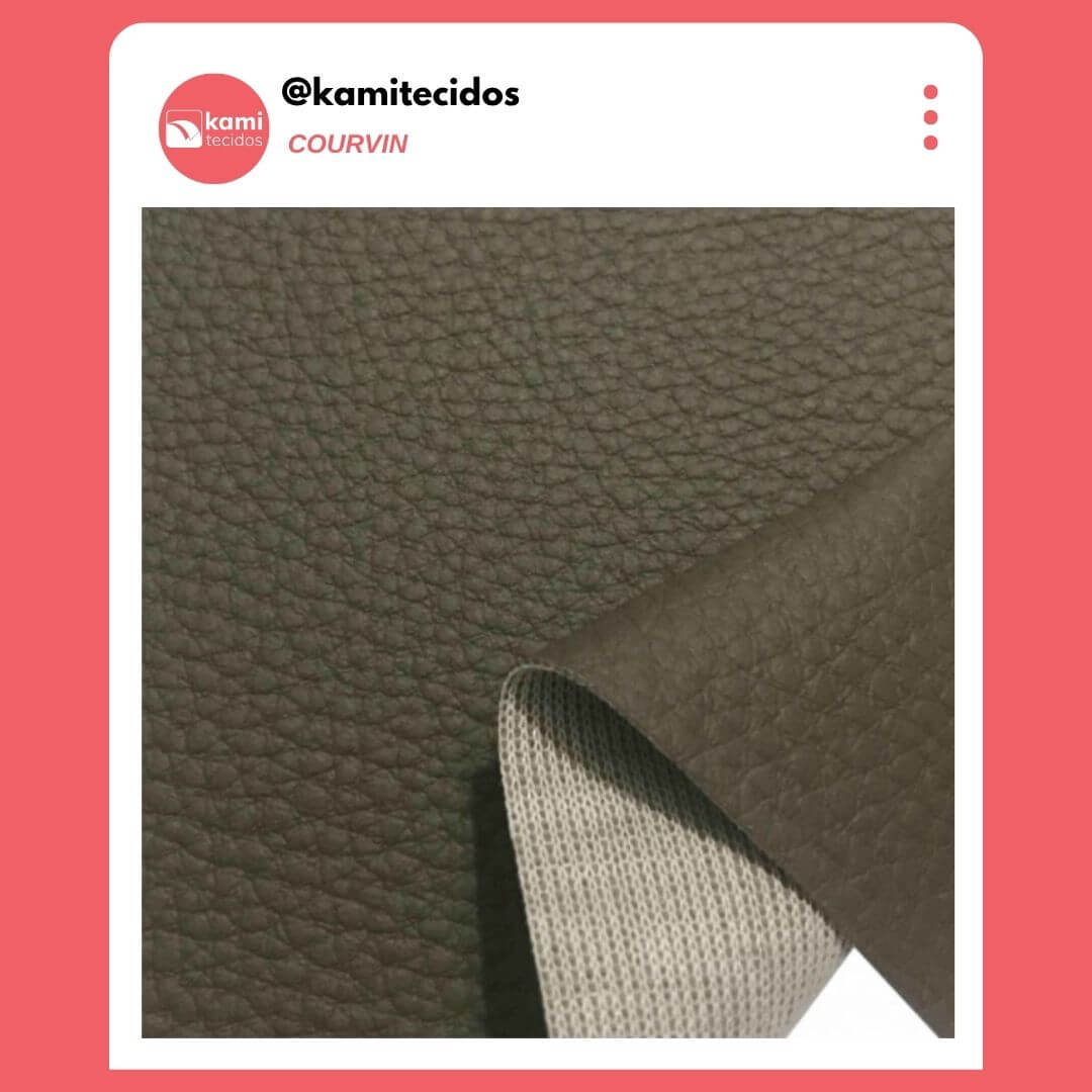 Courvin - Mais robusto que o corino, ideal para estofados de alto tráfego.